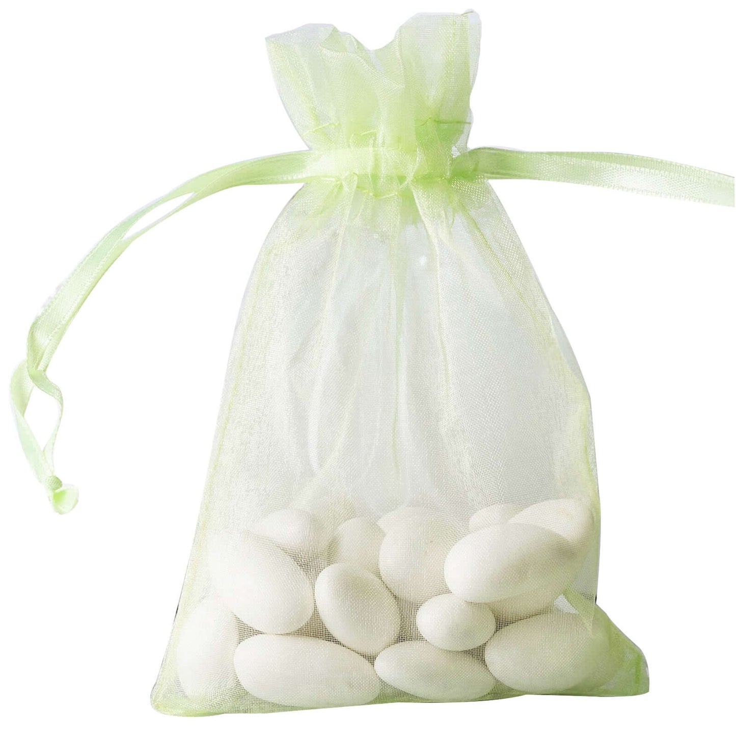 10 Pack 4"x6" Mint Organza Drawstring Wedding Party Favor Gift Bags - Clearance SALE - Linen Luxes