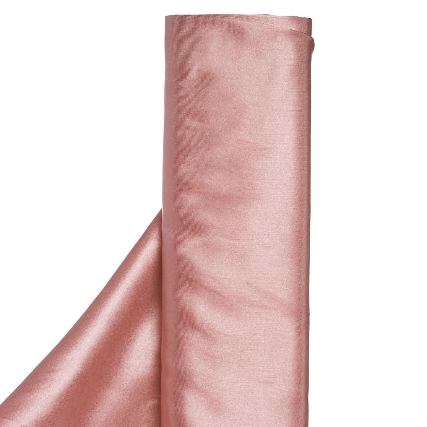 10 Yards 54" Dusty Rose Satin Fabric Bolt - Linen Luxes