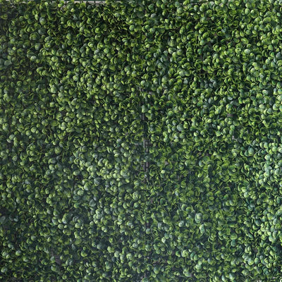 11 Sq ft. Green Boxwood Hedge Garden Wall Backdrop Mat - 4 Artificial Panels - Linen Luxes
