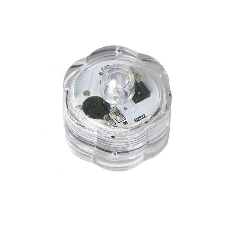 12 - Pack Submersible LED Lights Remote Operated Design White - Waterproof Decorative Lighting - Linen Luxes