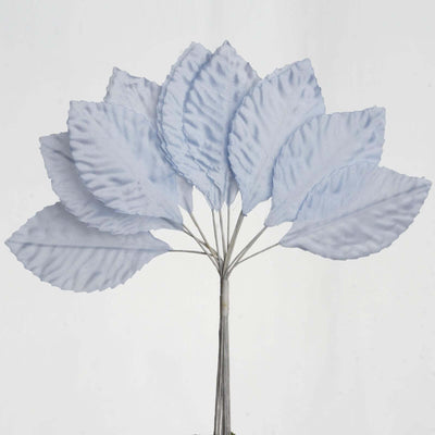 144 Light Blue Burning Passion Leaves - Linen Luxes