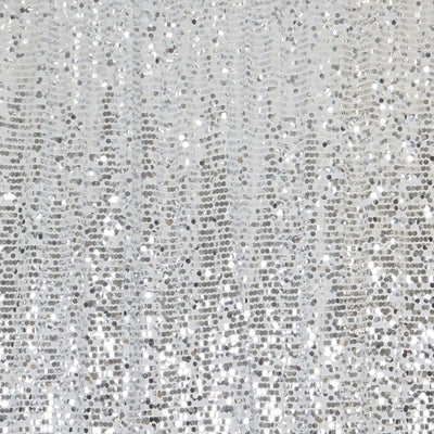 20ftx10ft Silver Big Payette Sequin Event Curtain Drapes, Backdrop Event Panel - Linen Luxes