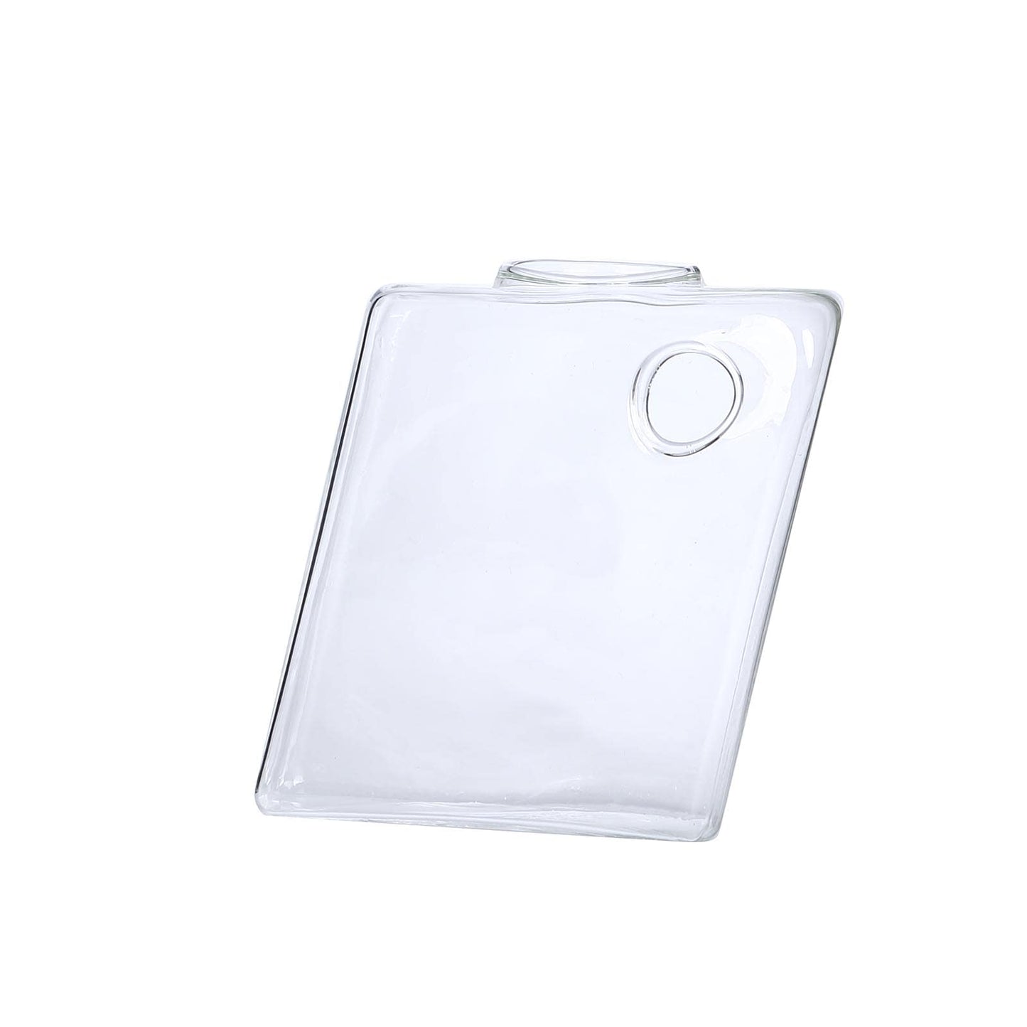 3 - Pack Glass Wall Vase Hanging Rhombus Design Indoor Planters - Modern Wall Mounted Terrariums for Living Spaces - Linen Luxes