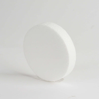 36 Pack 4" White StyroFoam Disc, DIY Polystyrene Foam Craft Supplies - Linen Luxes