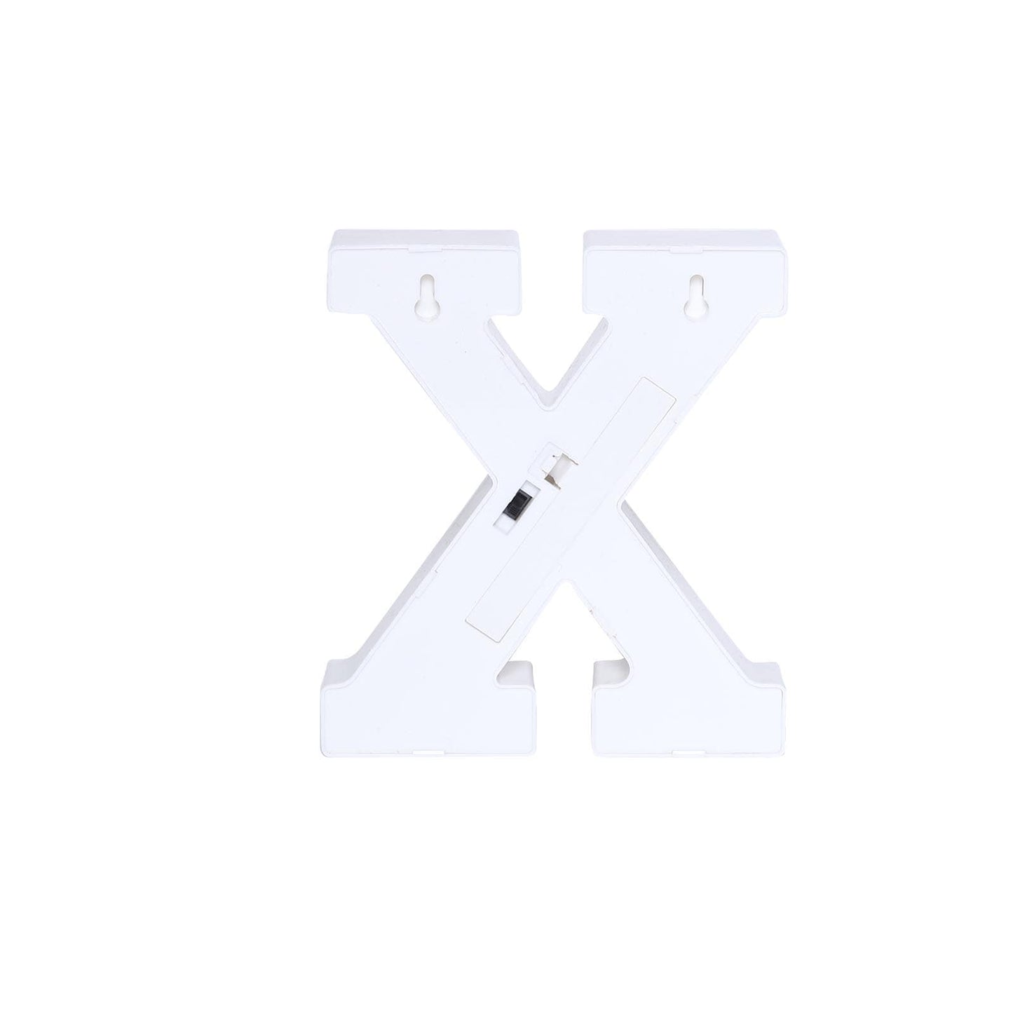 3D Marquee Letter "X" Warm White 5 LED Lights Gold - Chic Light - Up Decor for Events 6" - Linen Luxes