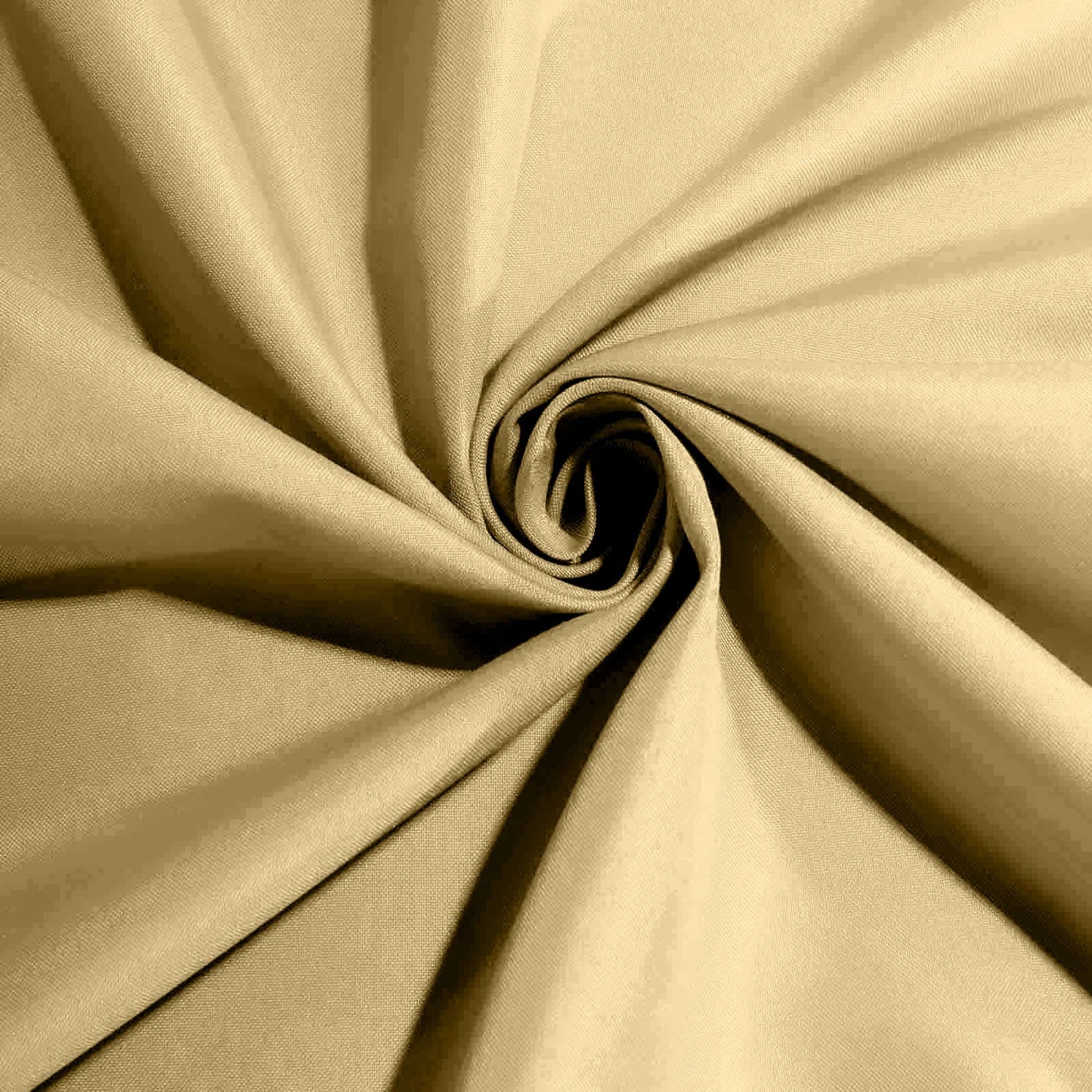 5 Pack Polyester 17"x17" Napkins Champagne - Durable & Wrinkle Resistant Dinner Napkins - Linen Luxes