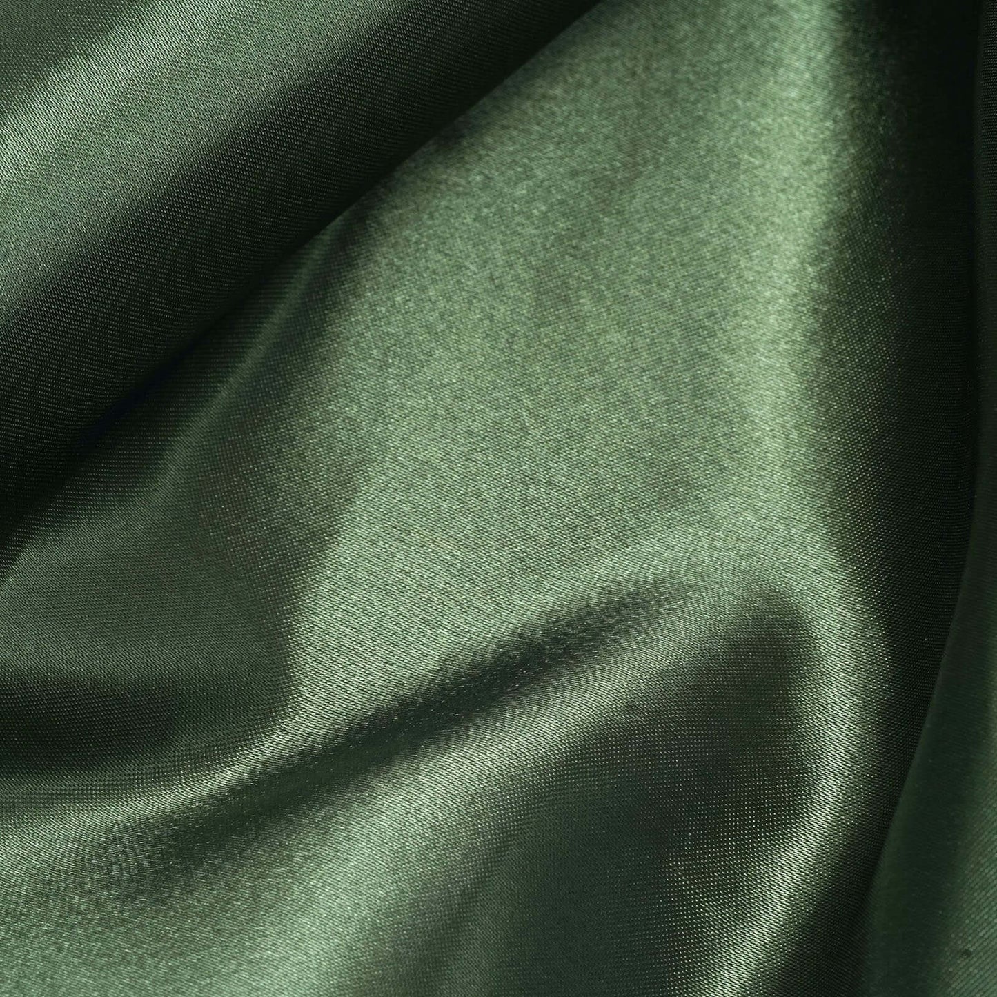 5 Pack Satin 20"x20" Napkins Olive Green - Luxurious Shine & Smooth Dinner Napkins - Linen Luxes