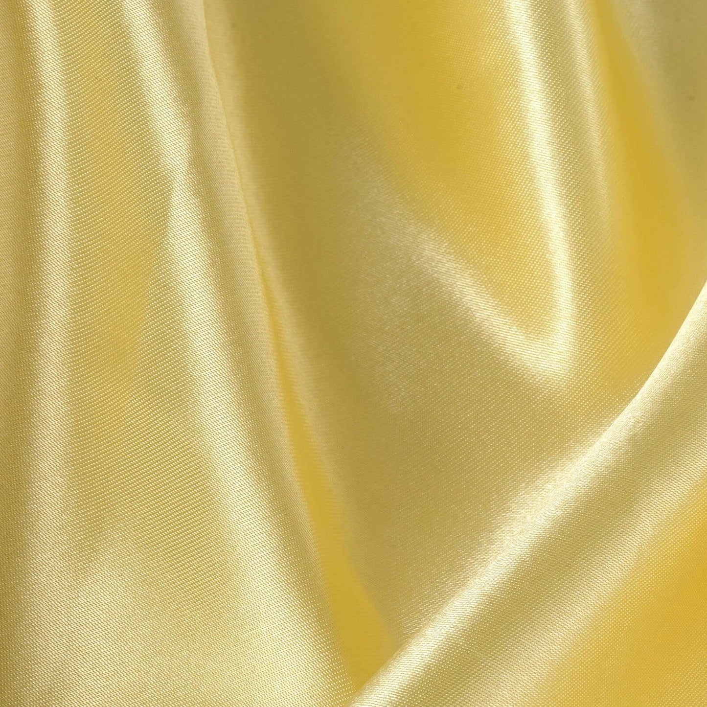 5 Pack Satin 20"x20" Napkins Yellow - Luxurious Shine & Smooth Dinner Napkins - Linen Luxes