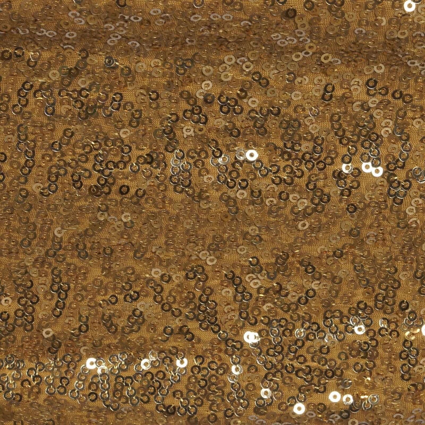 5 Pack Sequin Spandex Chair Sashes Gold - Sparkly Stretch Chair Bands for Glamorous Events 6"x15" - Linen Luxes