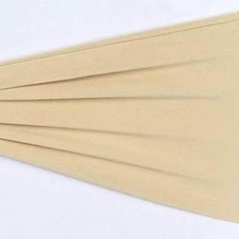 5 Pack Stretch Spandex Chair Sashes Champagne - Fitted Finish Two Ply Heavy Duty Chair Bands 5"x12" - Linen Luxes