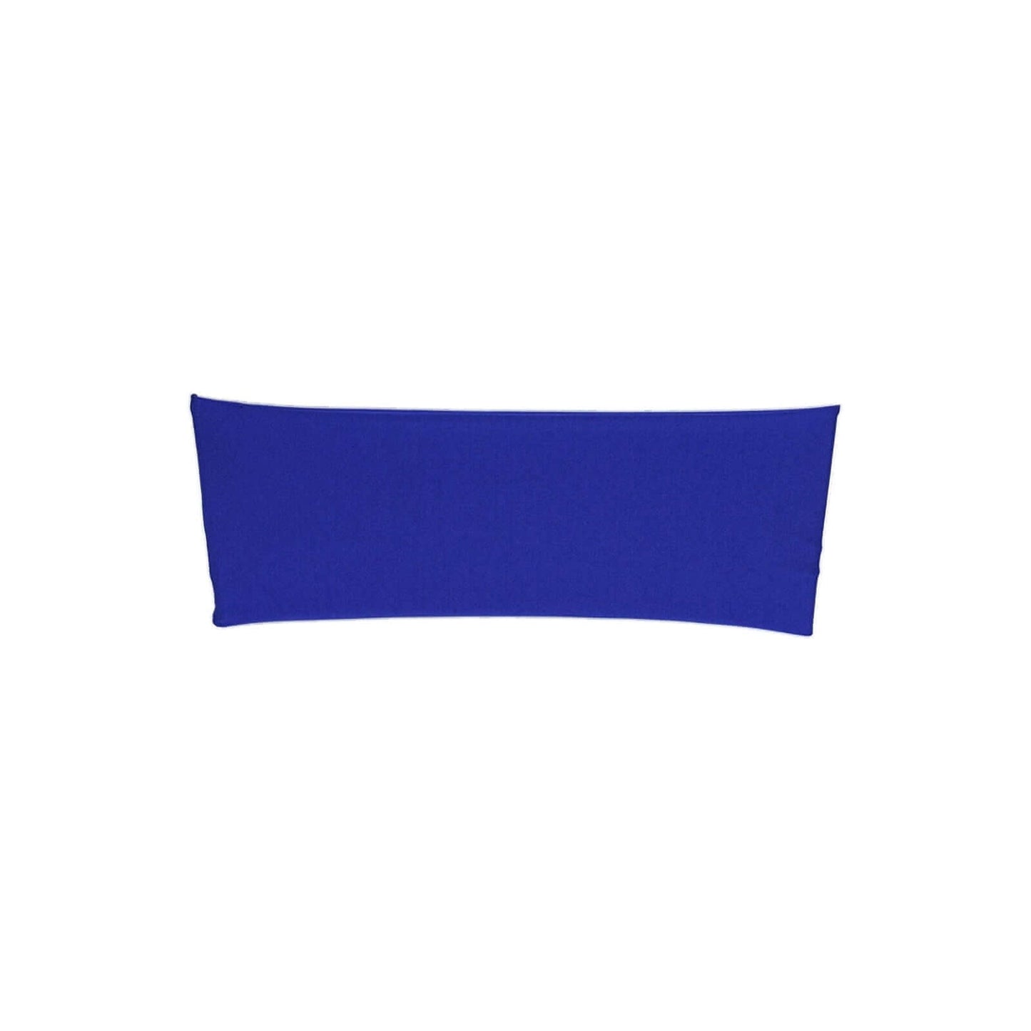 5 Pack Stretch Spandex Chair Sashes Royal Blue - Fitted Finish Two Ply Heavy Duty Chair Bands 5"x12" - Linen Luxes