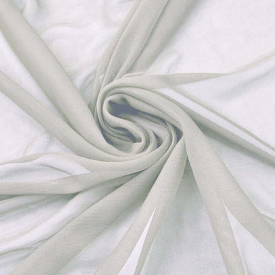 54"x10yd Ivory Solid Sheer Chiffon Fabric Bolt, DIY Voile Drapery Fabric - Linen Luxes