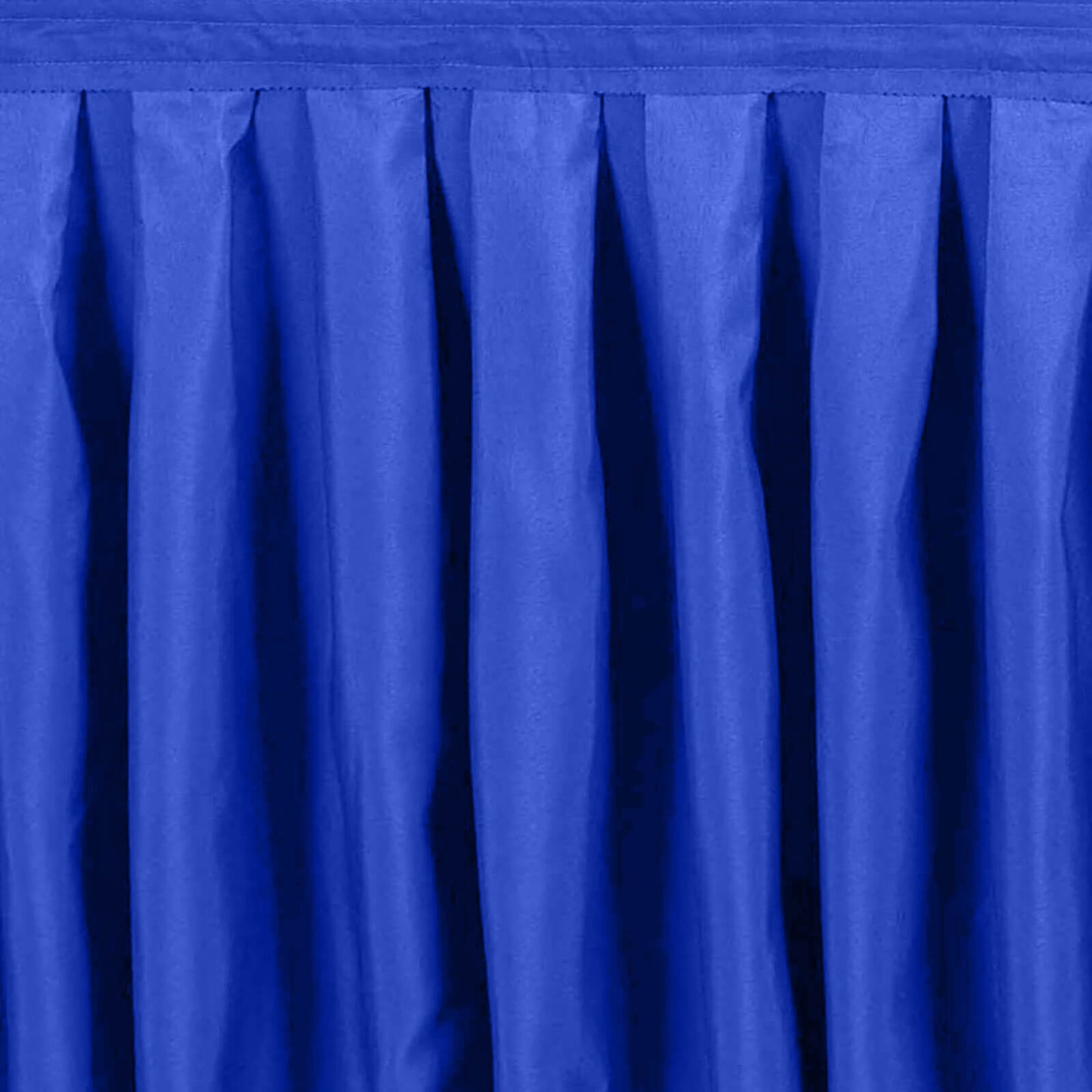 Portable Stage Skirt Royal Blue Polyester Platform Skirting Cloth for Events, Performances & Wedding Staging - 36"x20ft