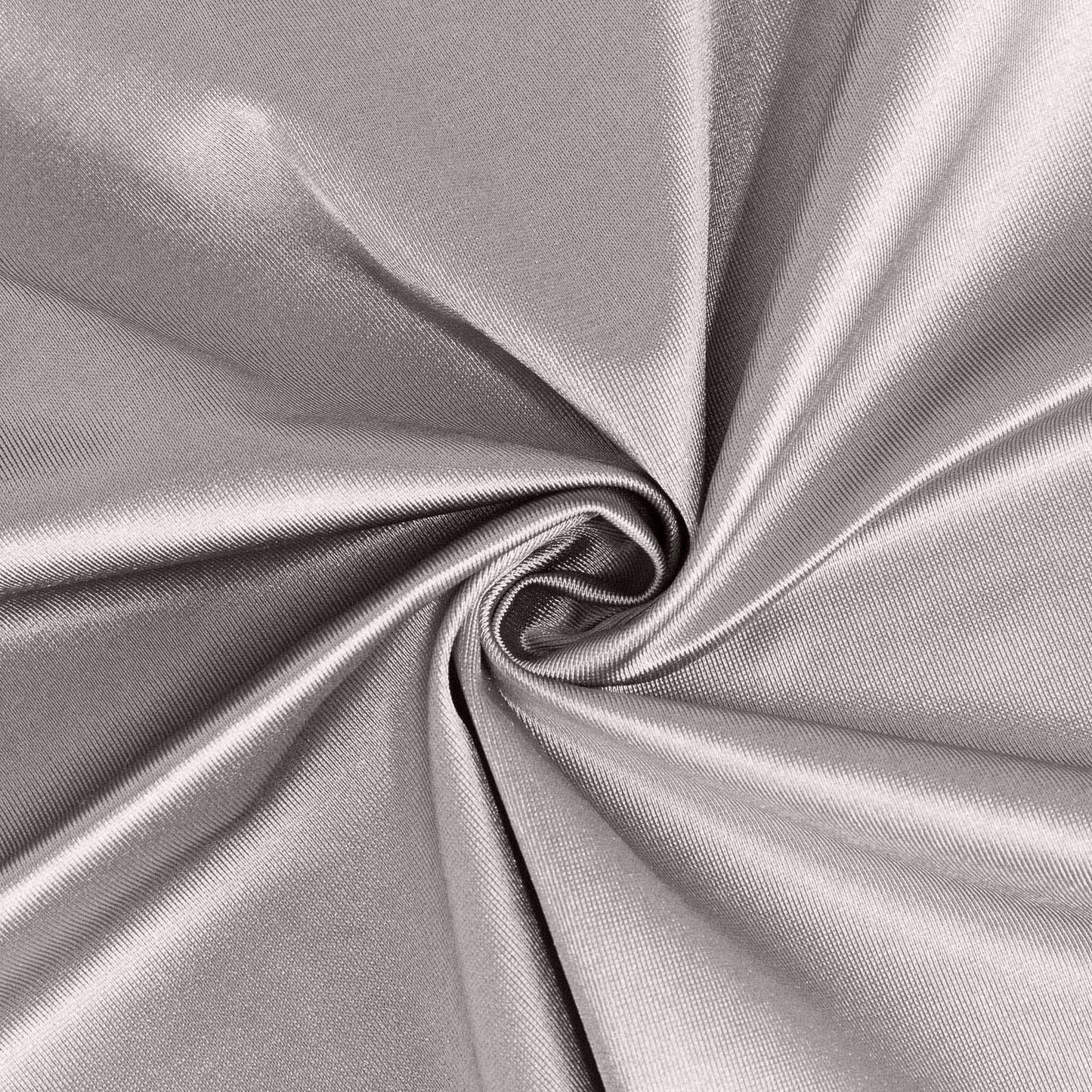 Scuba Rectangular 90"x132" Tablecloth Shimmering Silver - Wrinkle Free & Stain Resistant Seamless Table Cover