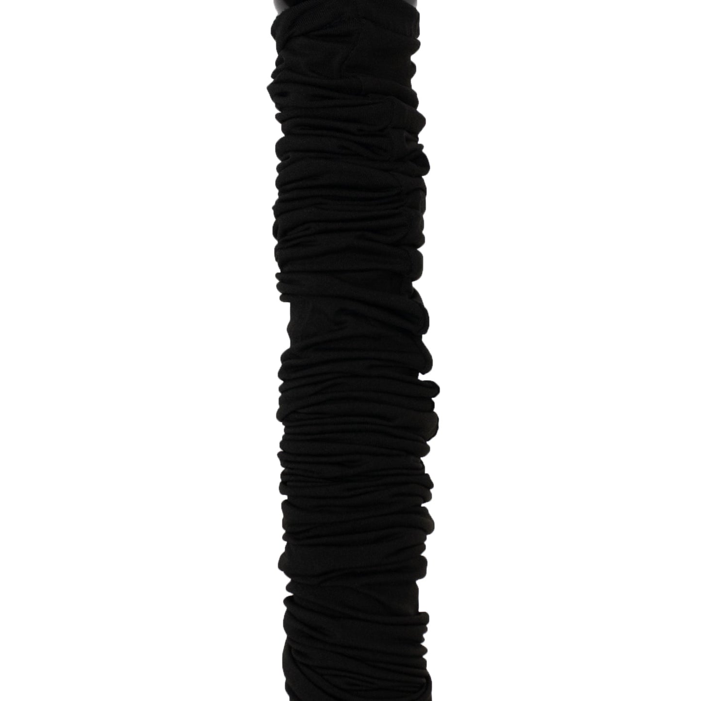 20ft Spandex Upright Pole Cover – Black, Stretch Fabric for Curved Aluminum Chandelier Hanger, Pipe & Drape, Lighting & Stage Use, Event Setup