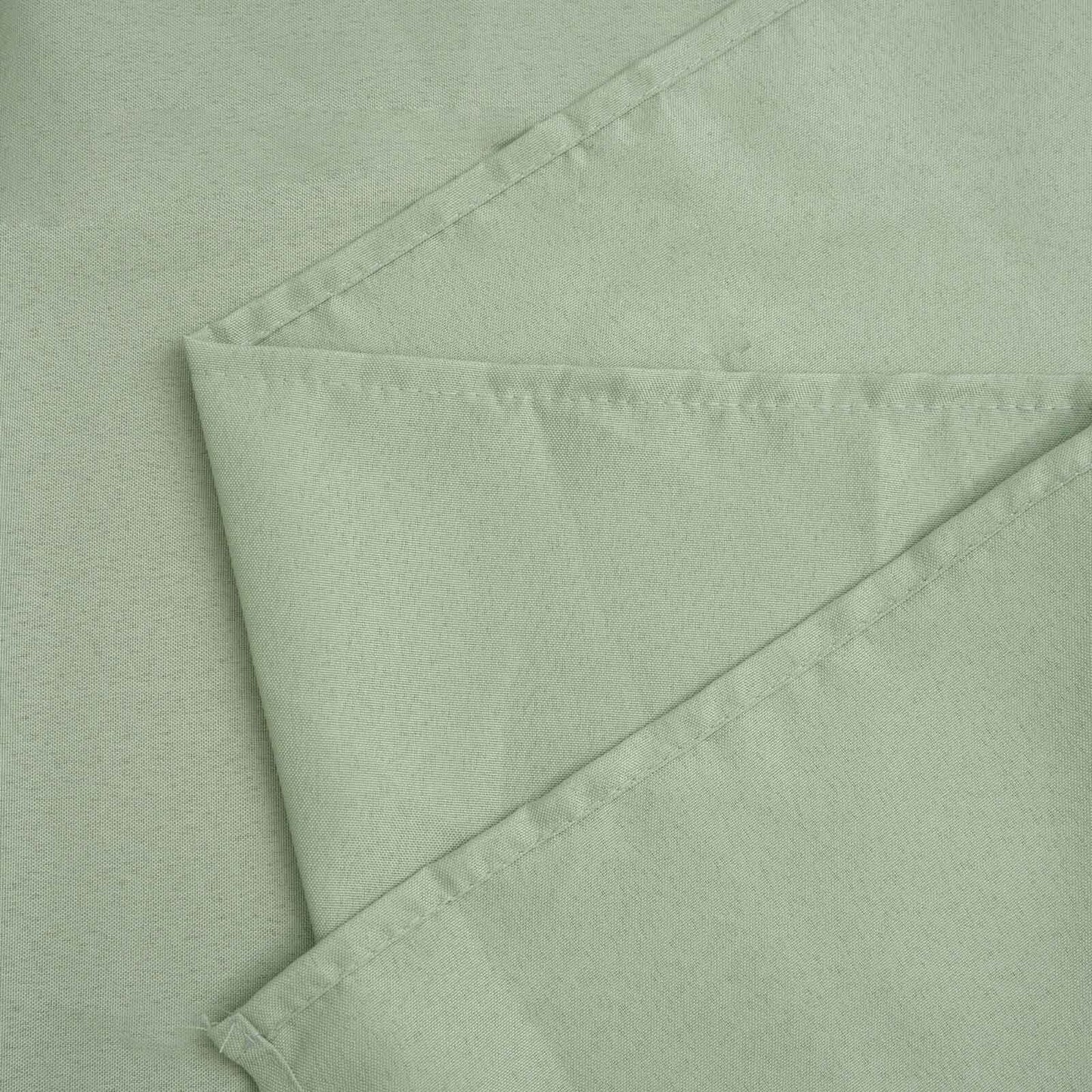 Polyester 90"x132" Rectangle Tablecloth Sage Green - Seamless Wrinkle-Resistant Table Cover