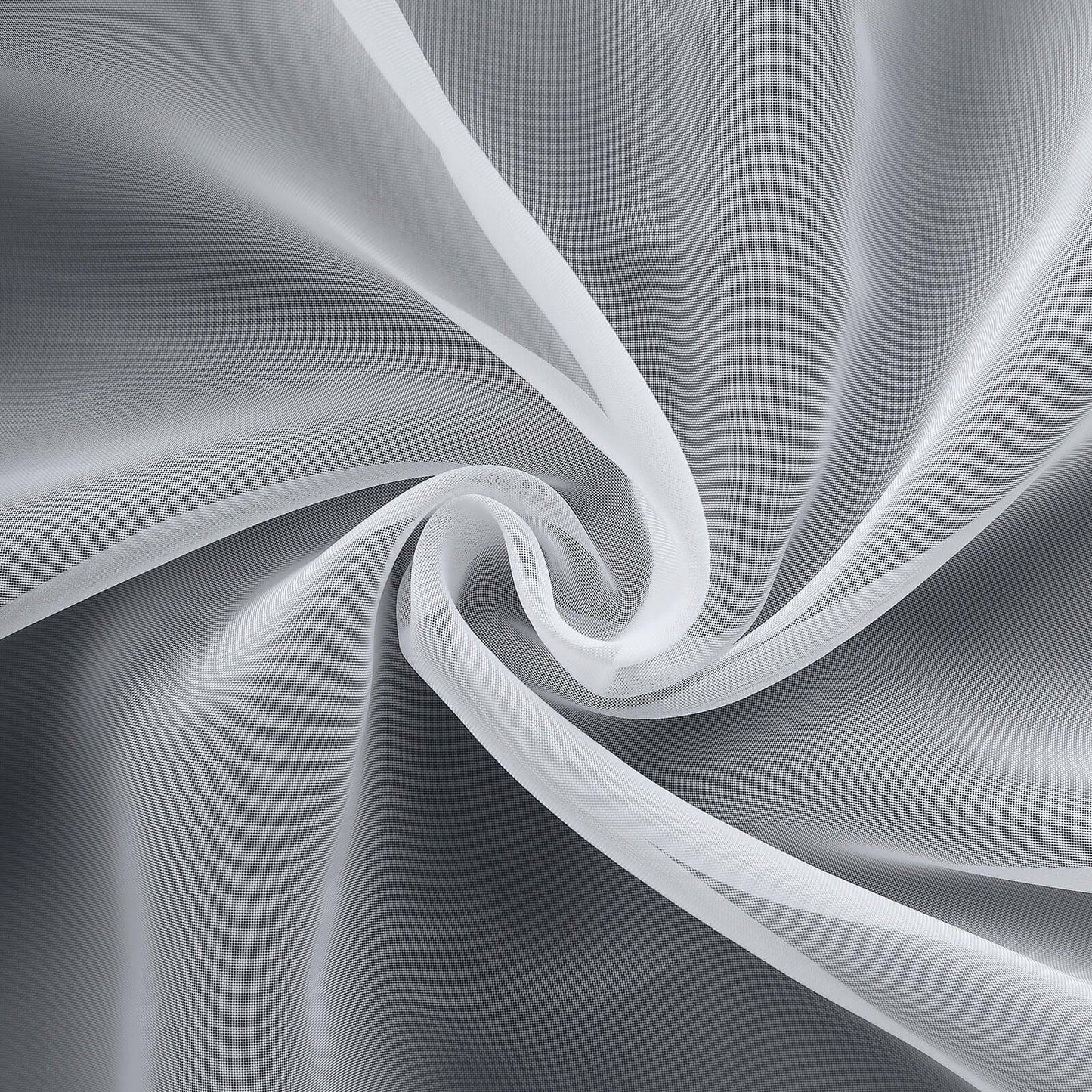 Chiffon 6ft Table Runner White - Chic Flowy & Lightweight Table Decor - Linen Luxes