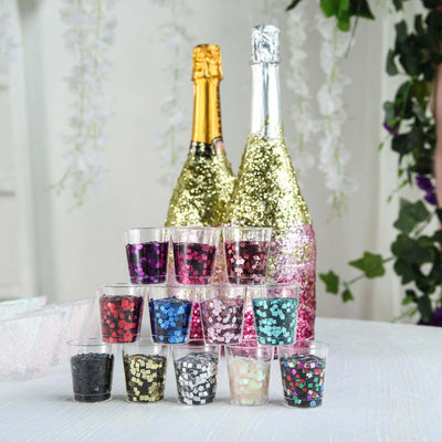 Chunky Glitter Metallic Hot Pink - Nontoxic Confetti Glitter for Fun DIY Projects Kids’ Crafts Resin Art & Festival Decor 50g Bag - Linen Luxes