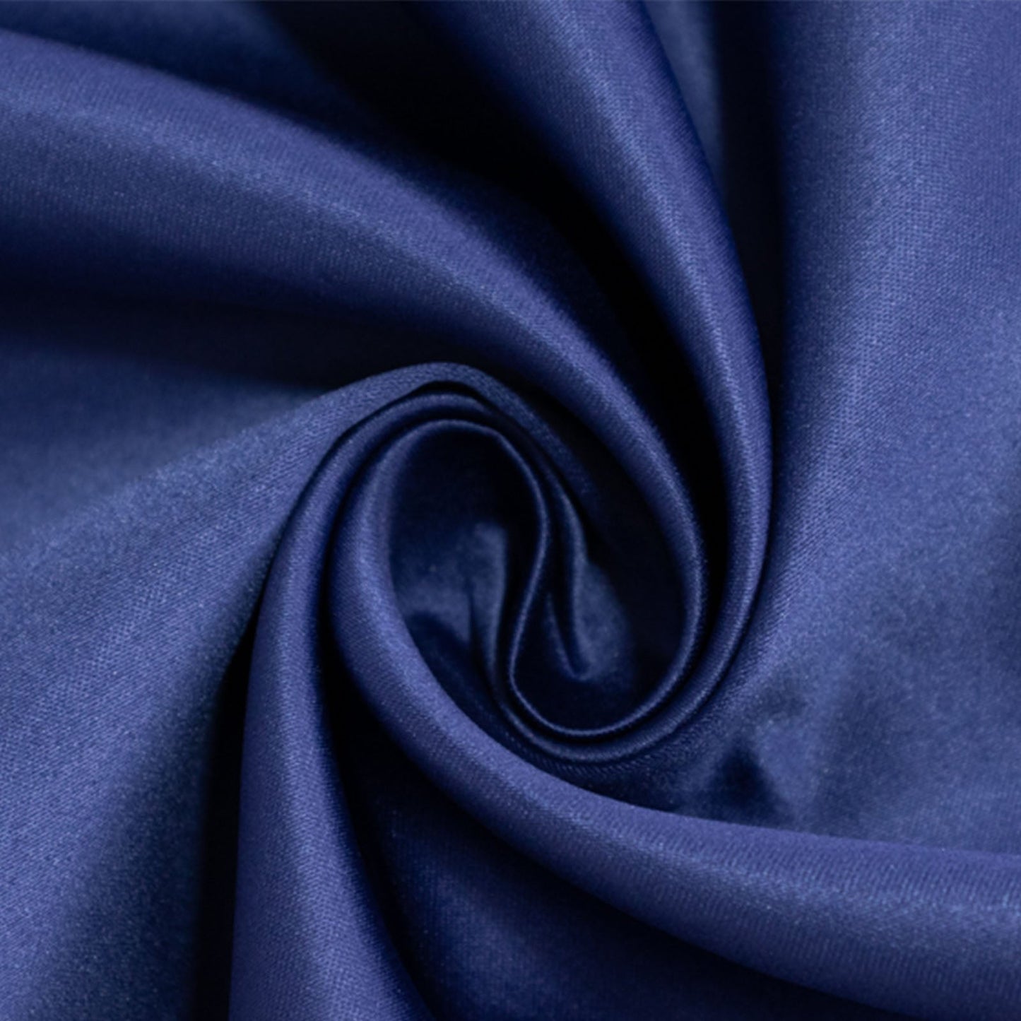5 Pack Lamour Satin 20"x20" Napkins Navy Blue - Soft Matte Finish Dinner Napkins