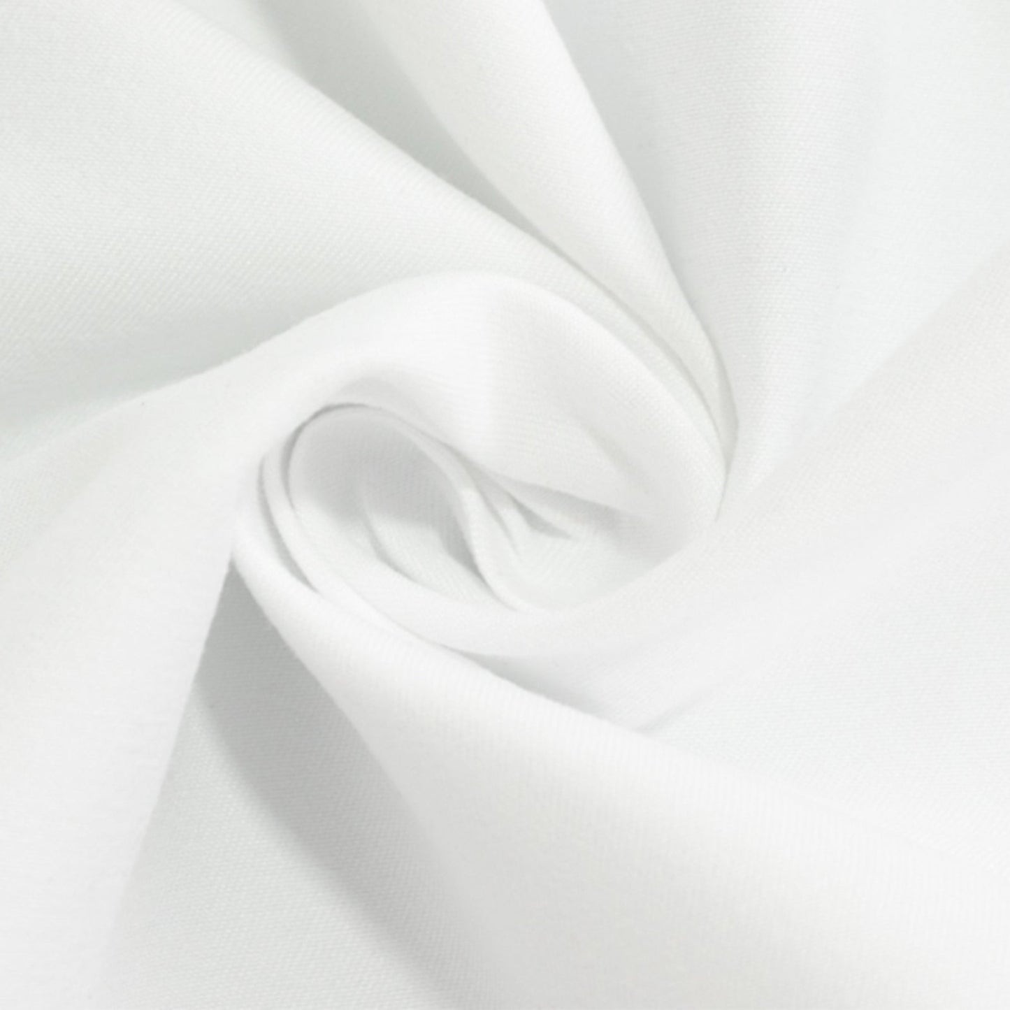 Cotton Blend 132" Round Tablecloth White - Seamless Wrinkle-Resistant Design for Formal Events