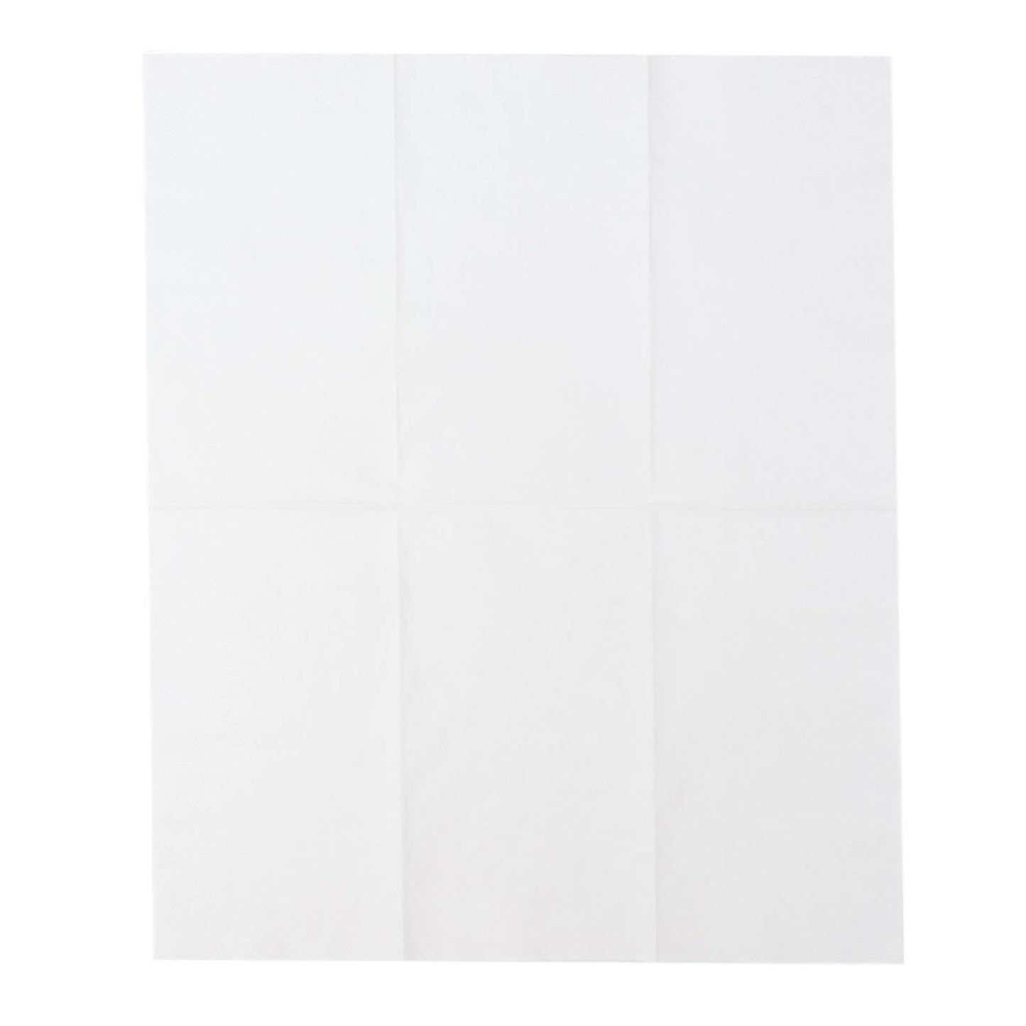 50-Pack Paper Napkins White - Soft Disposable 2-Ply Dinner Napkins for Weddings