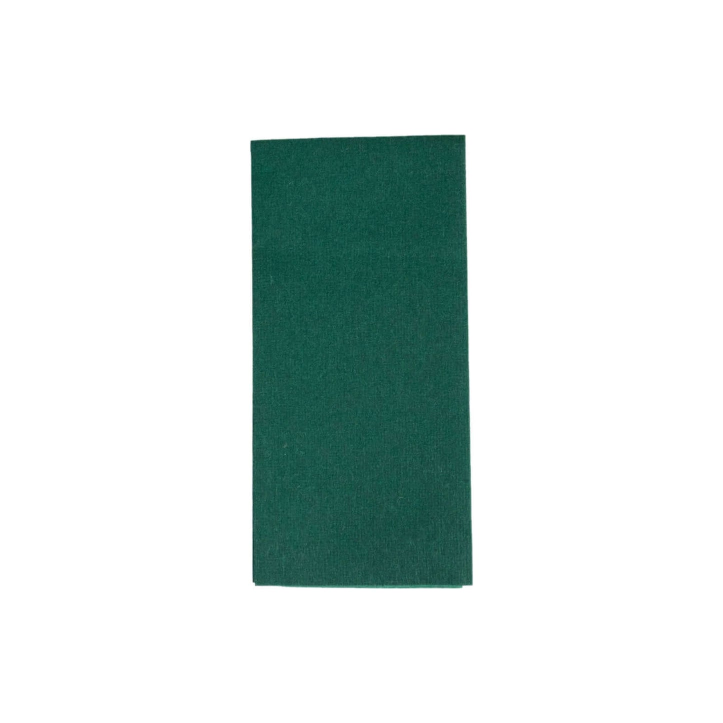 20 Pack Linen-Like Paper 8.5"x4" Napkins Hunter Emerald Green - Highly Absorbent & Disposable Airlaid Guest Towels