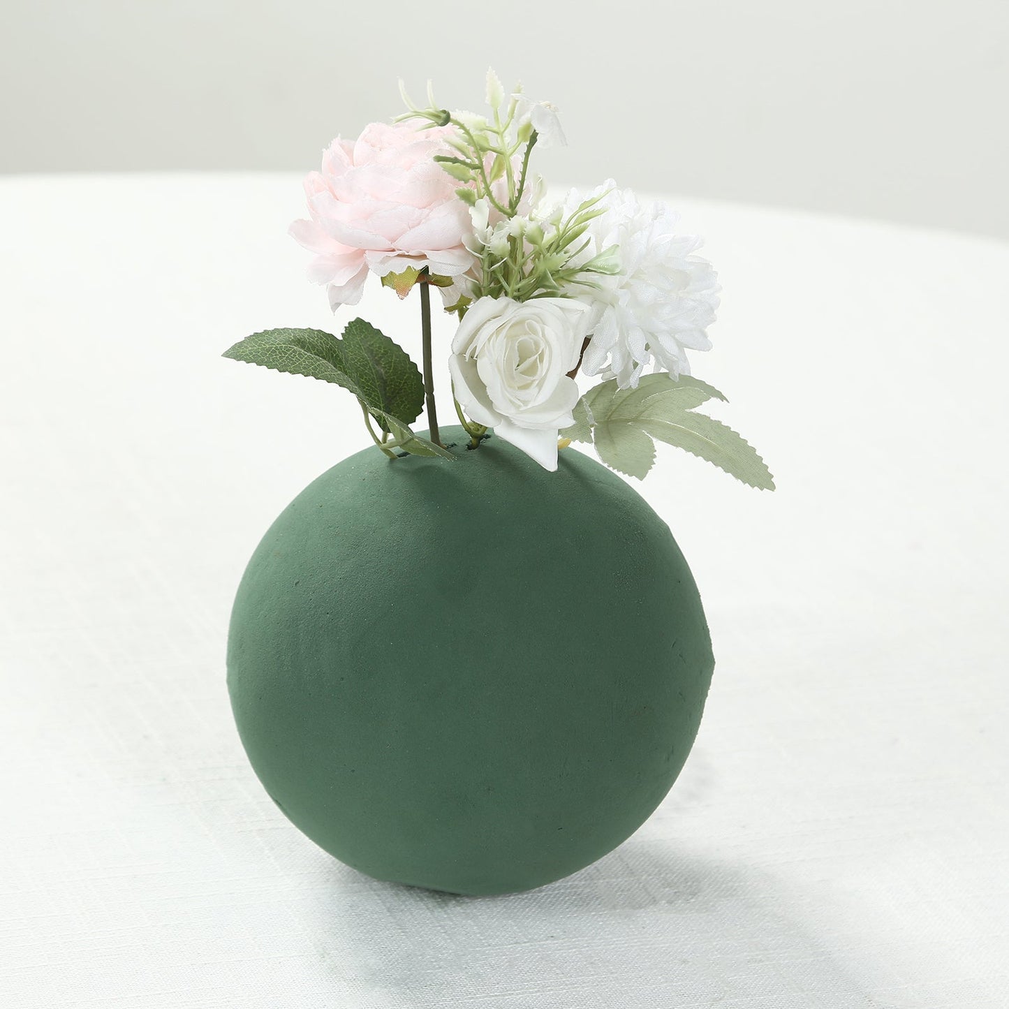 3-Pack 6" Green DIY Flower Arrangements Craft Foam Ball, Smooth Floral Foam Ball