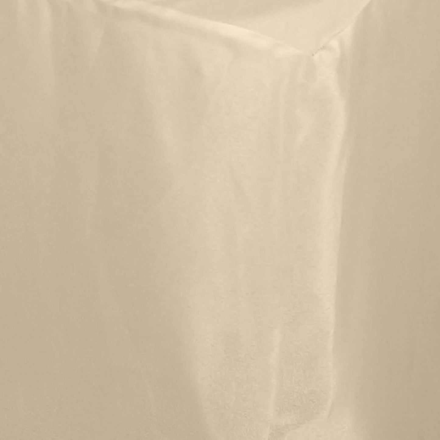 Fitted Polyester 72"x30" Rectangle Tablecloth Nude - Durable Table Cover