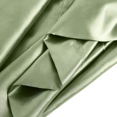 10 Yards x 54" Dusty Sage Green Satin Fabric Bolt