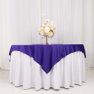 Scuba 70"x70" Table Overlay Square Tablecloth Purple - Wrinkle Free & Stain Resistant Table Cover