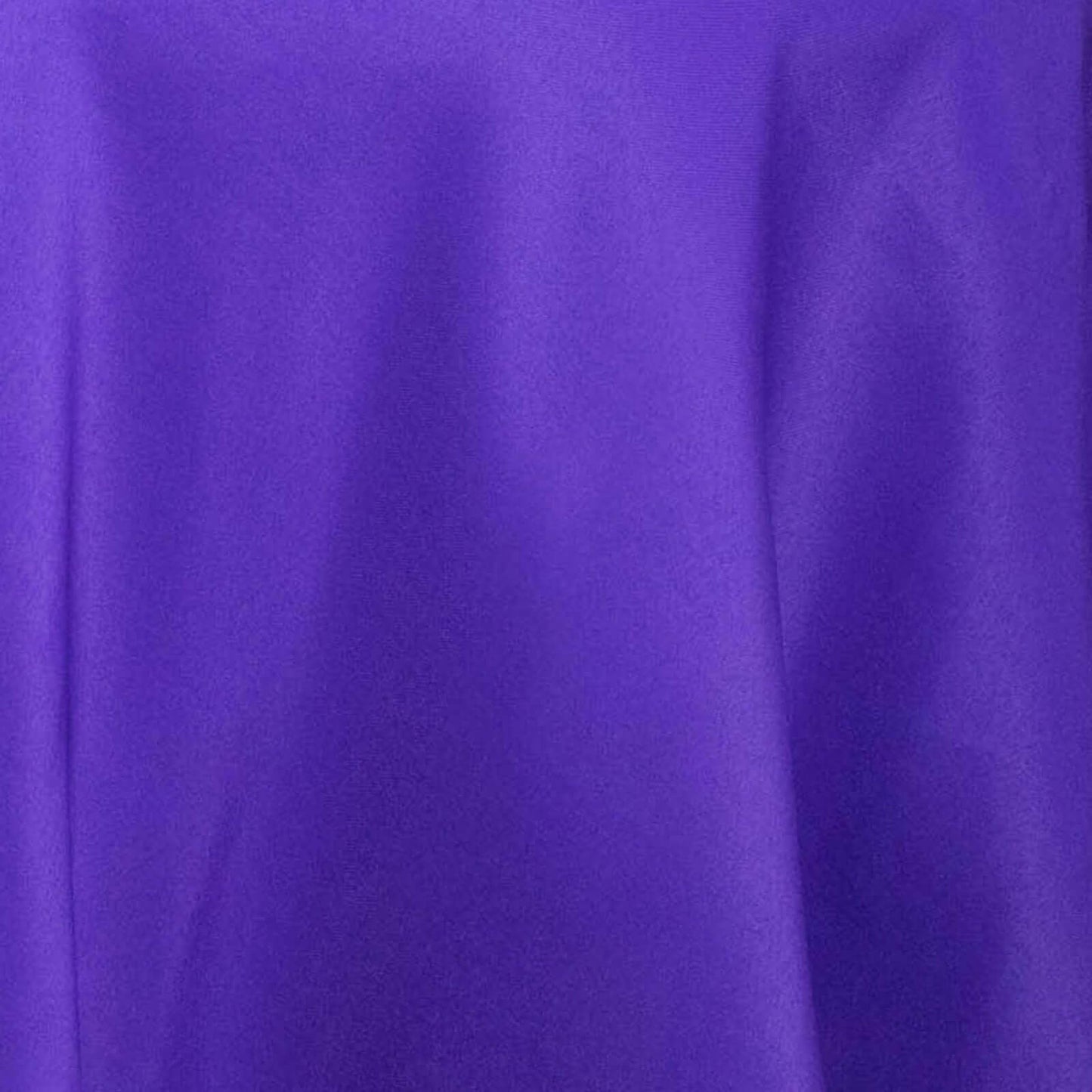 Premium Polyester 108" Round Tablecloth Purple - Wrinkle-Resistant 220GSM Table Cover