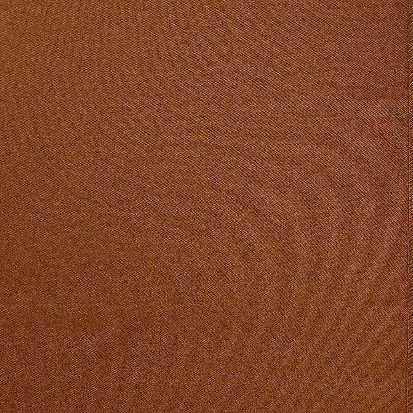 Polyester 12"x108" Table Runner Cinnamon Brown - Durable & Wrinkle-Resistant Table Decor
