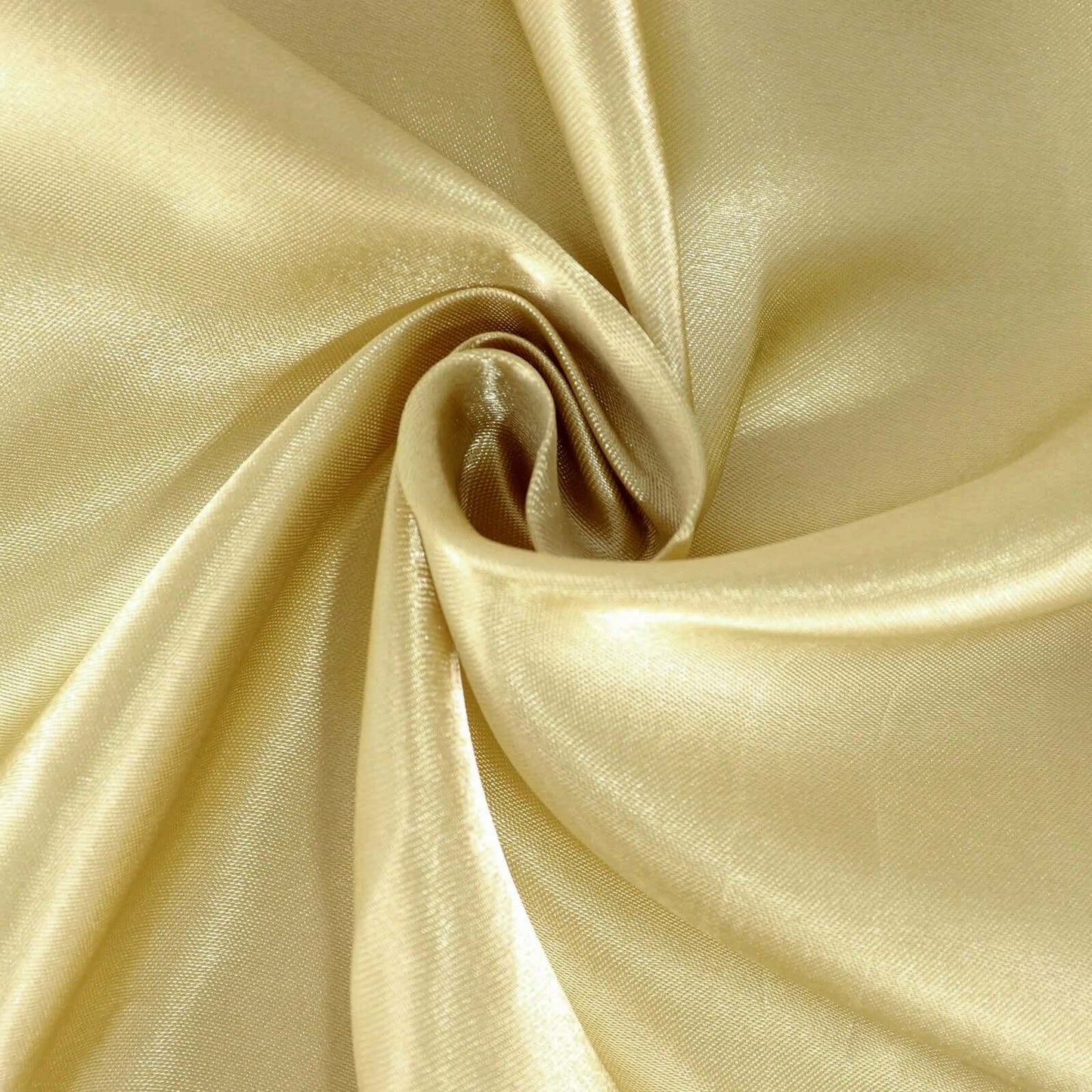 Satin Rectangular 60"x126" Tablecloth Champagne - Smooth and Lustrous Table Cover
