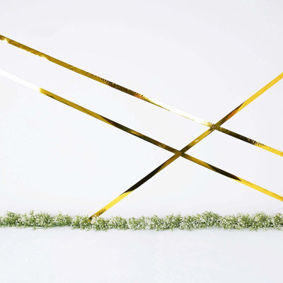 100 Yds 1" Gold Metallic Mylar Film Tape with Acrylic Adhesive, DIY Shelf Craft Tape