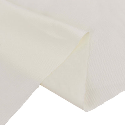 Ivory Scuba Polyester Fabric Roll, Wrinkle Free DIY Craft Fabric Bolt- 60"x10 Yards