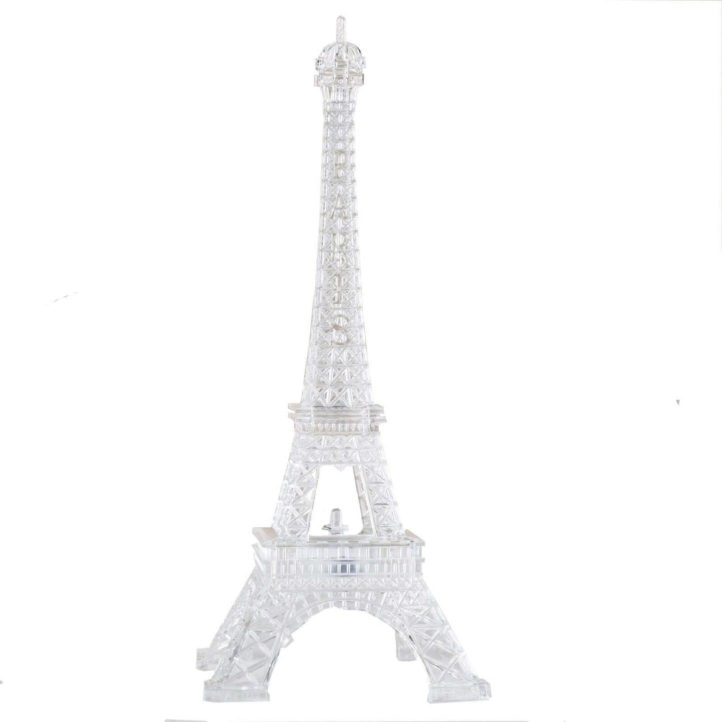 LED Centerpiece Eiffel Tower Design Color Changing - Light Up Night Party Decor 10" - Linen Luxes