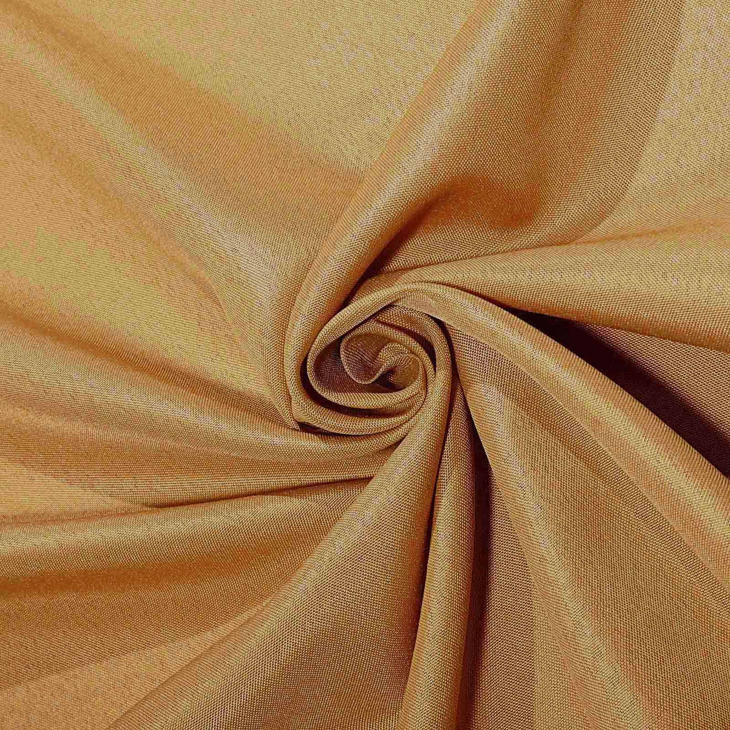 Polyester 70"x70" Table Overlay Square Tablecloth Gold - Wrinkle-Resistant & Durable Table Cover