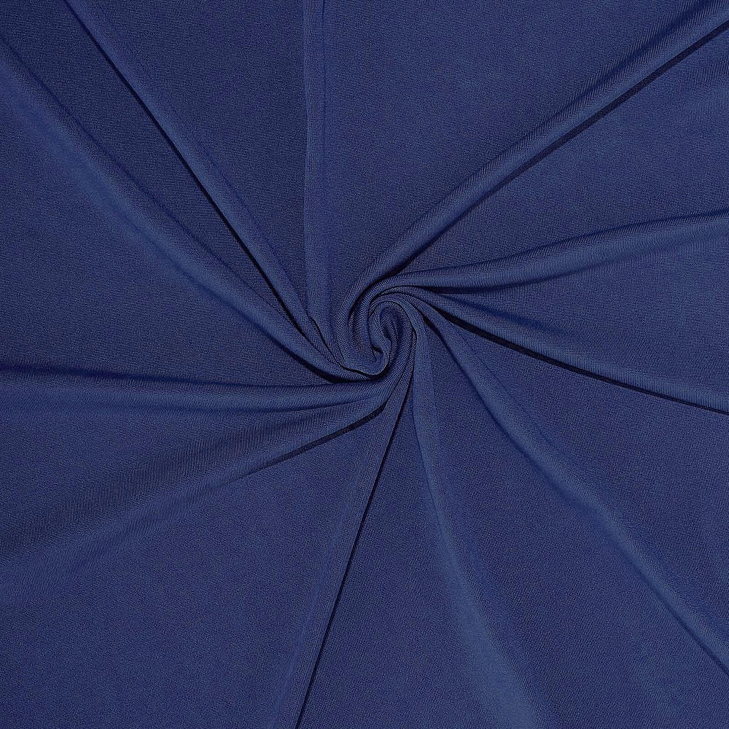 Navy Blue 4-Way Stretch Spandex Event Curtain Drapes, Wrinkle Free Backdrop Event Panel with Rod Pockets - 5ftx14ft