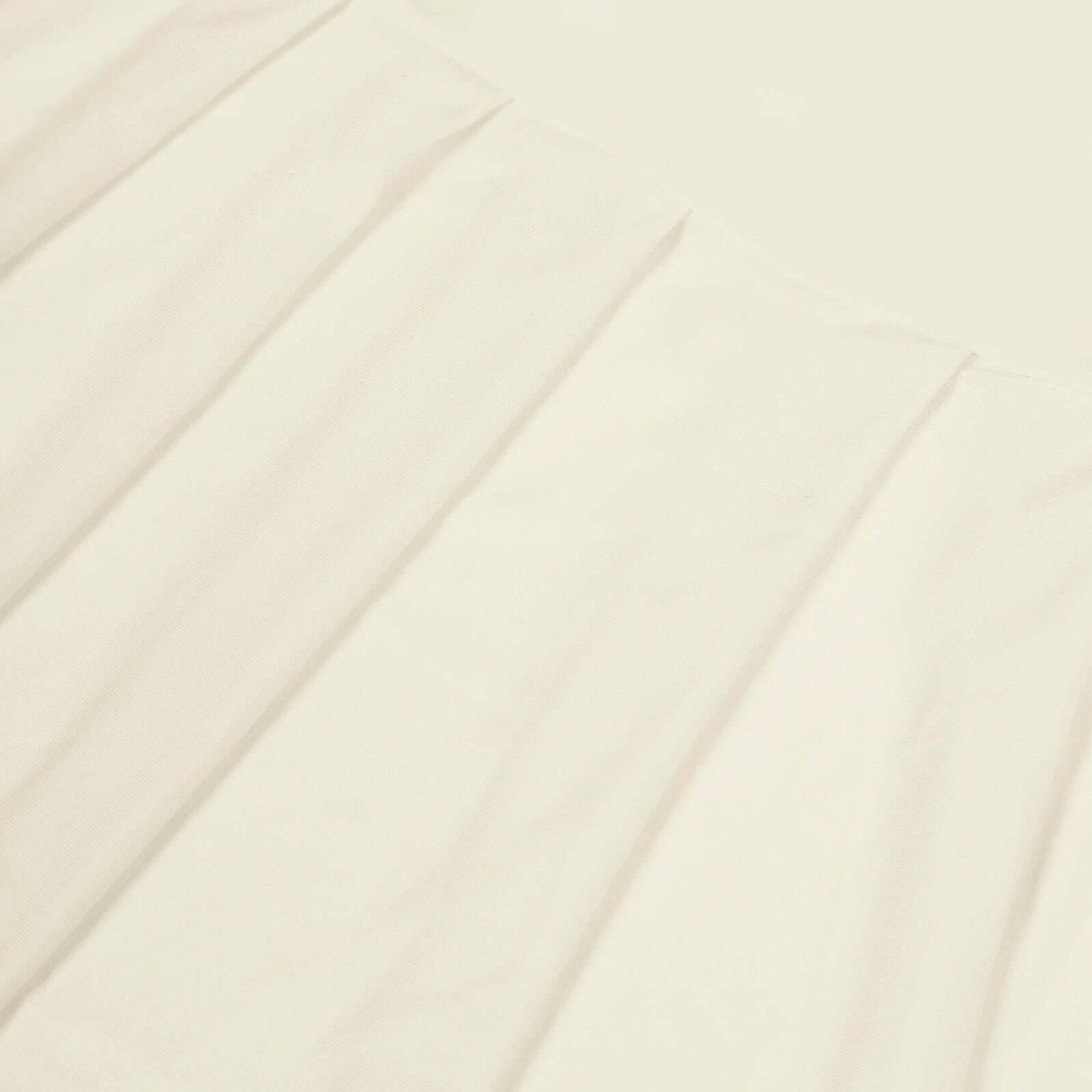 Spandex Chair Cover with Ruffle Pleated Skirt for Banquet Chairs Ivory - 1-Piece Stretch Fitted Slipcover