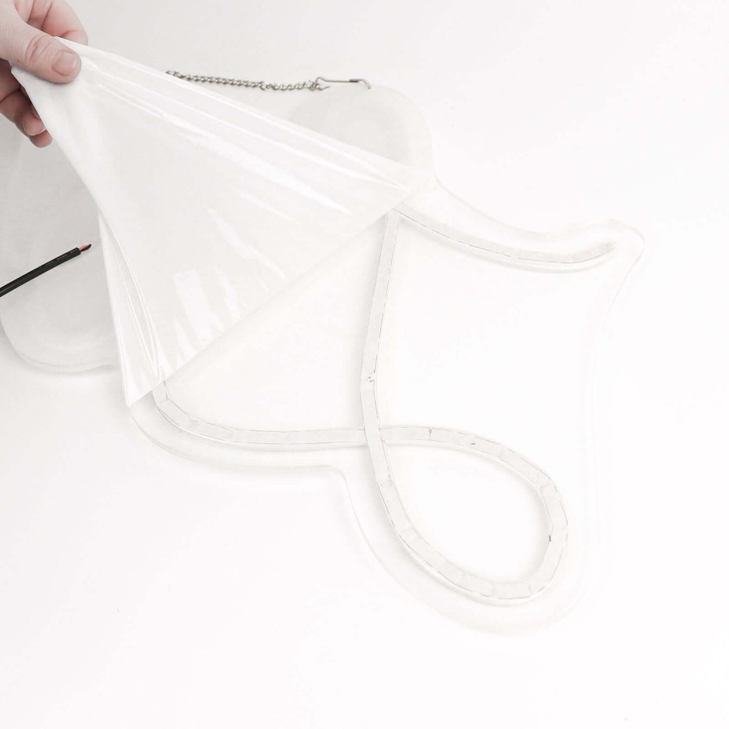 33" Mr and Mrs Neon Light Sign, LED Reusable Wall Décor Lights With 5ft Hanging Chain