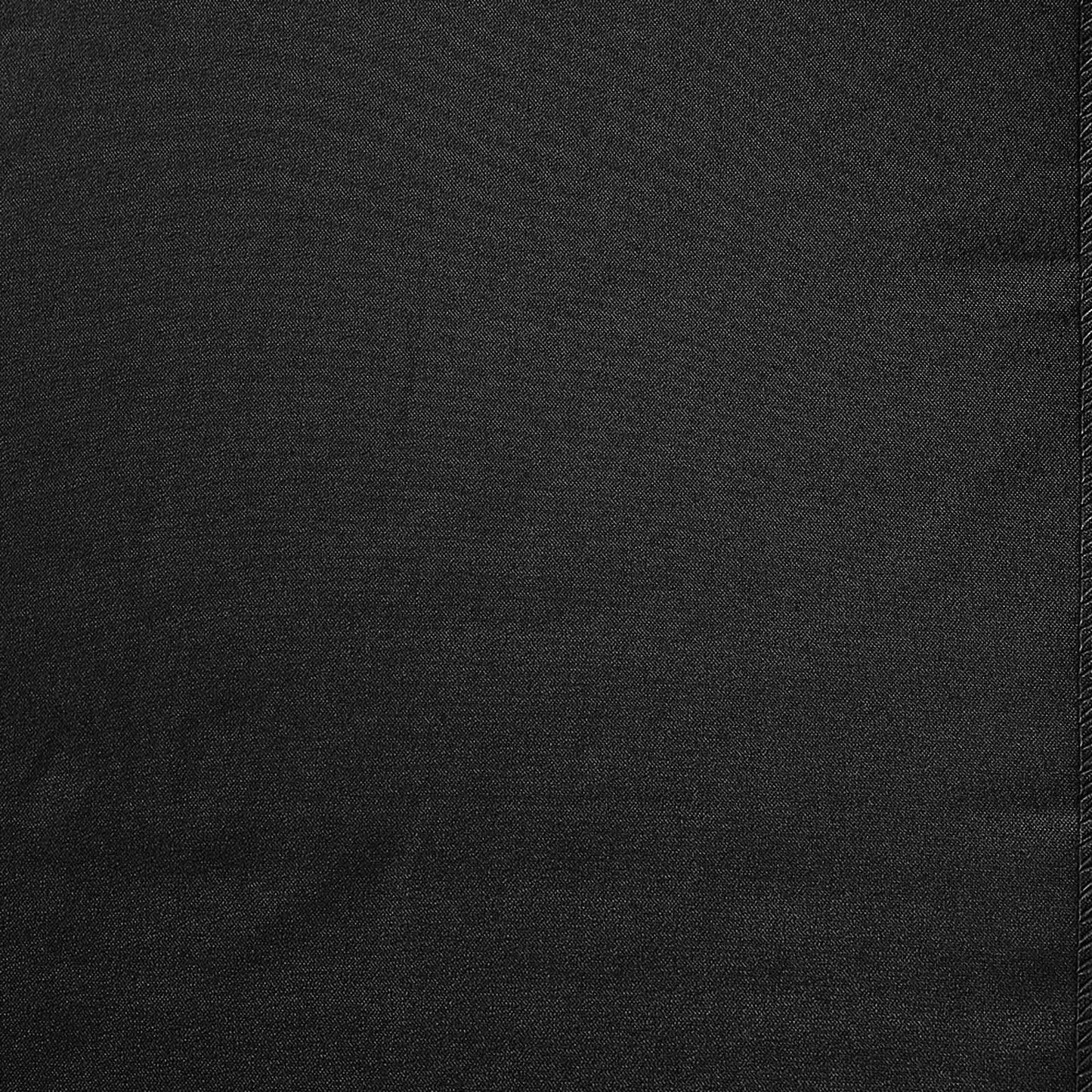 Polyester 12"x108" Table Runner Black - Durable & Wrinkle - Resistant Table Decor - Linen Luxes