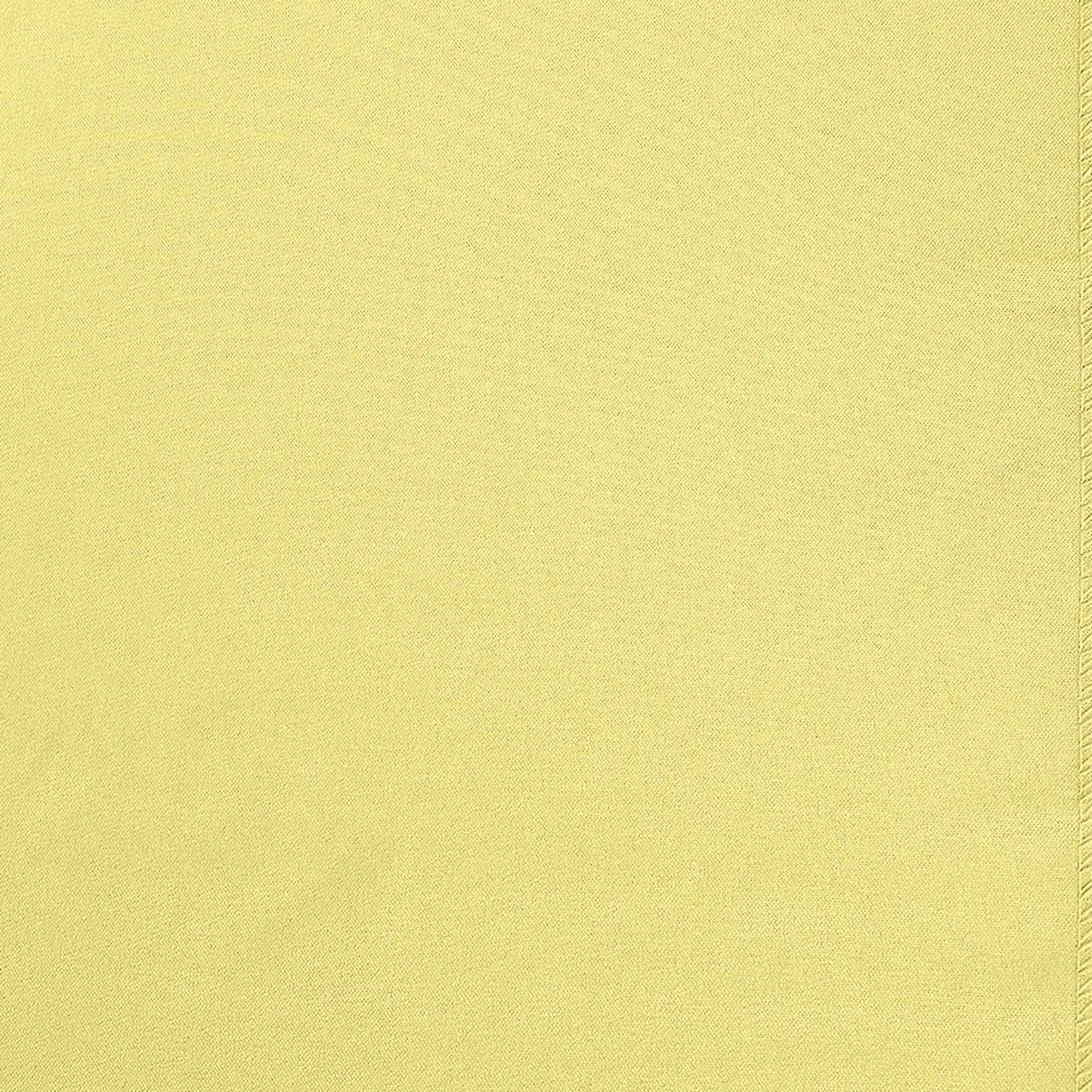 Polyester 12"x108" Table Runner Yellow - Durable & Wrinkle - Resistant Table Decor - Linen Luxes