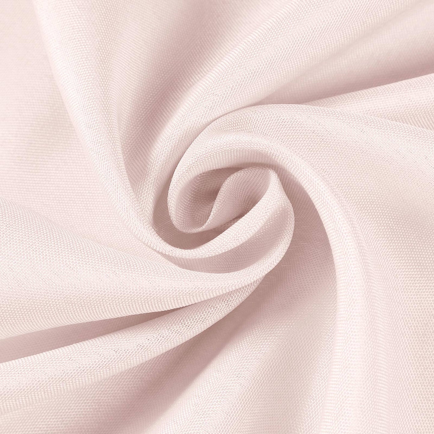 Polyester 54"x54" Table Overlay Square Tablecloth Blush - Wrinkle - Resistant & Durable Table Cover - Linen Luxes