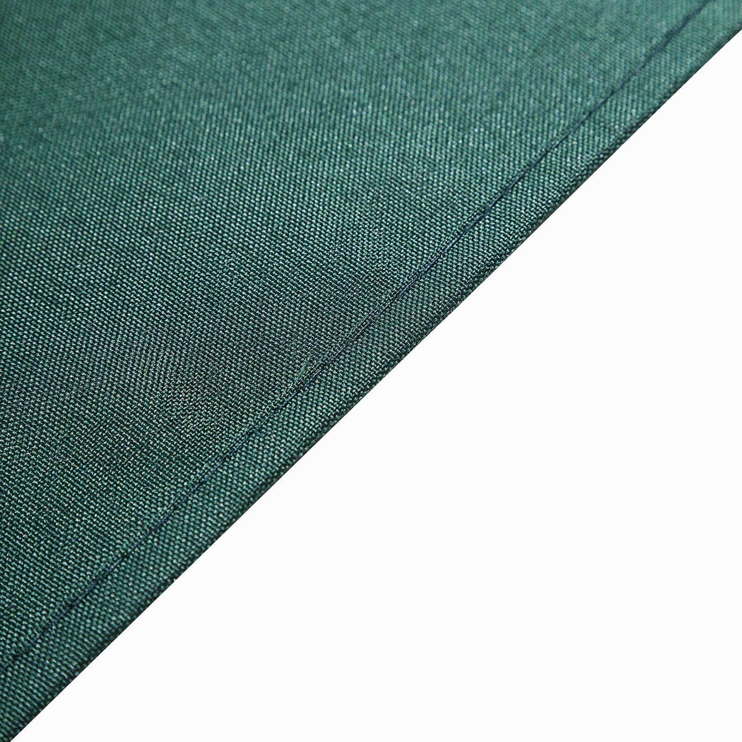 Polyester 54"x54" Table Overlay Square Tablecloth Hunter Emerald Green - Wrinkle - Resistant & Durable Table Cover - Linen Luxes