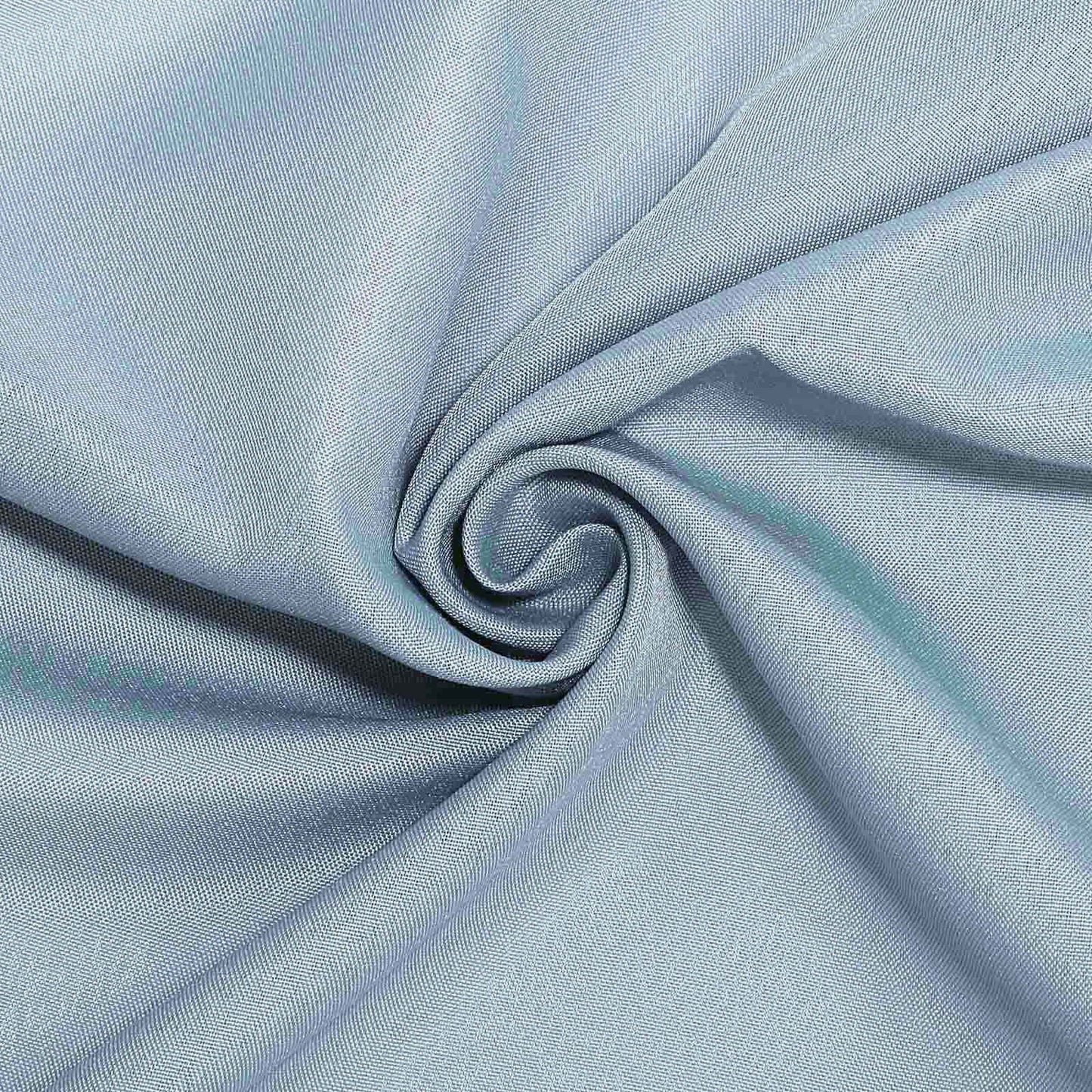Polyester 90"x90" Table Overlay Square Tablecloth Dusty Blue - Wrinkle - Resistant & Durable Table Cover - Linen Luxes