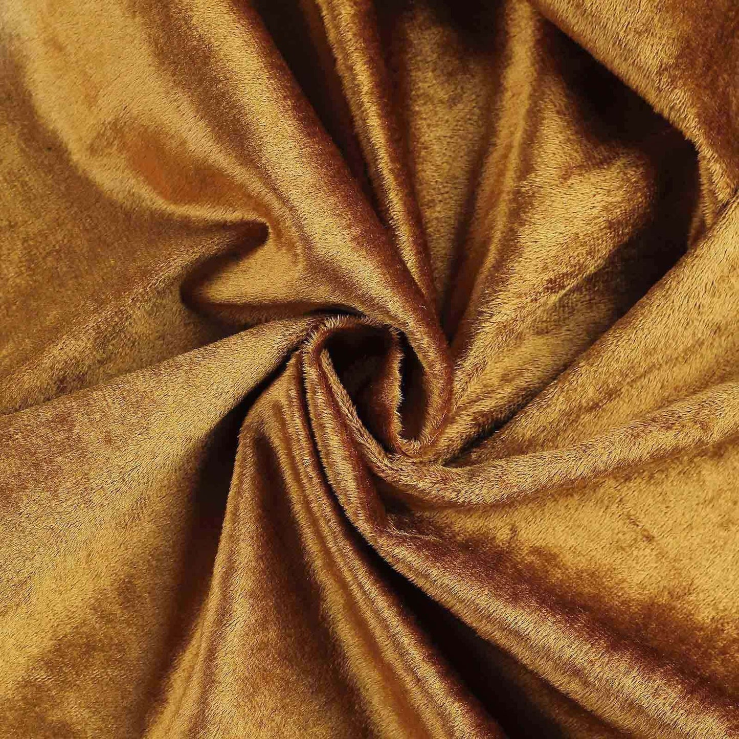 Premium Velvet 120" Round Tablecloth Gold - Reusable Soft & Seamless Table Cover for Upscale Events - Linen Luxes