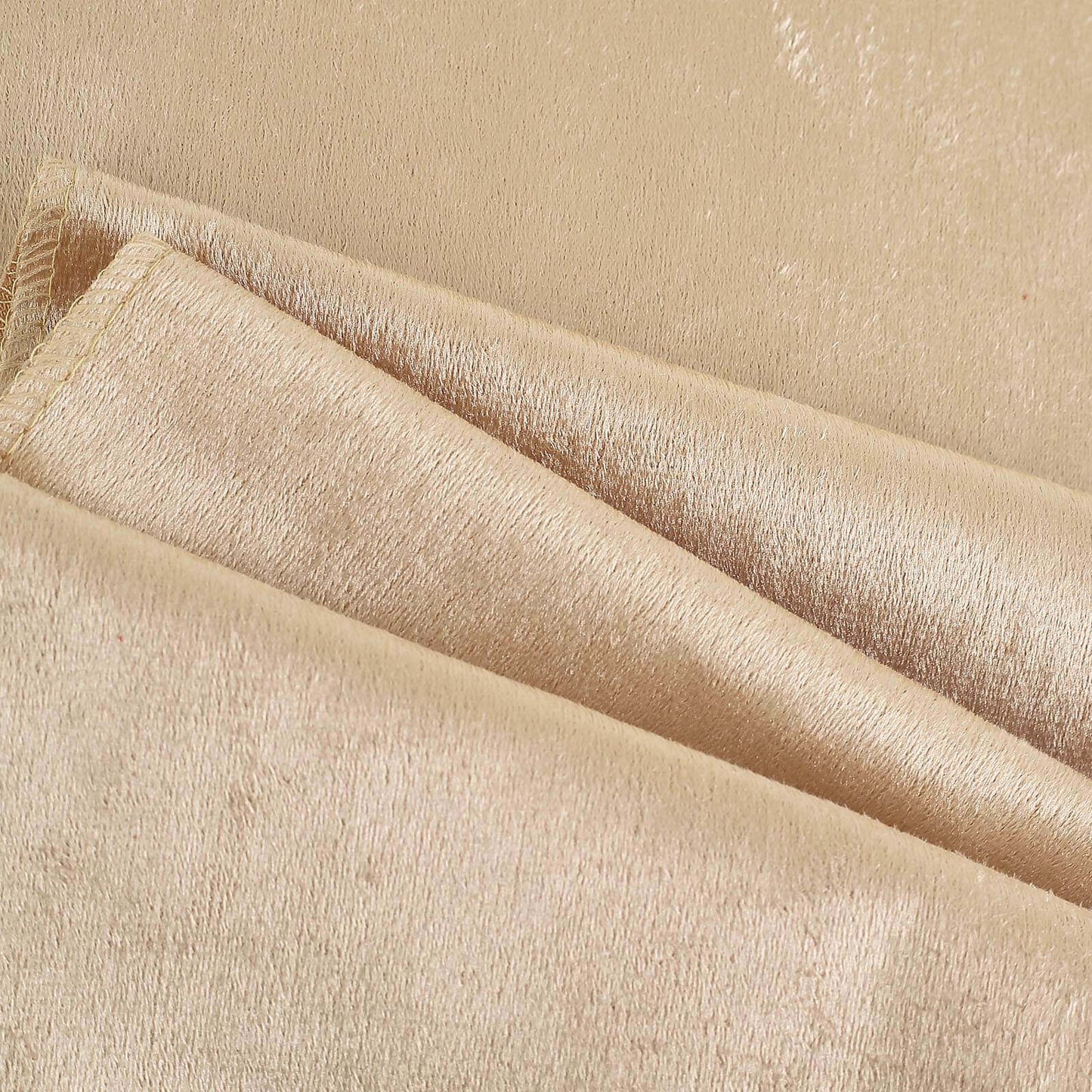 Premium Velvet 12"x108" Table Runner Champagne - Sheen Finish Reusable Table Decor - Linen Luxes