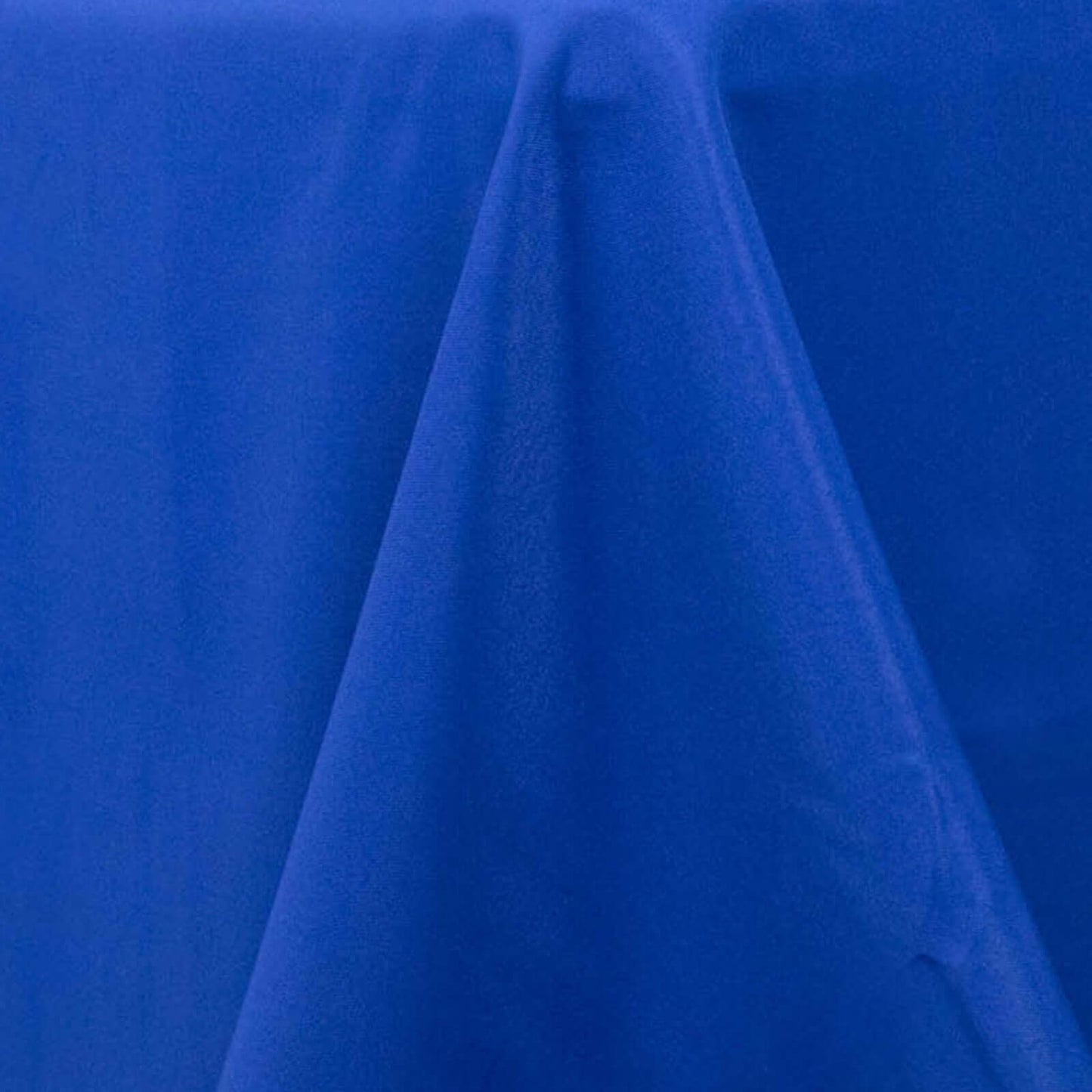 Premium Polyester 120" Round Tablecloth Royal Blue - Seamless 220GSM Wrinkle-Resistant Table Cover