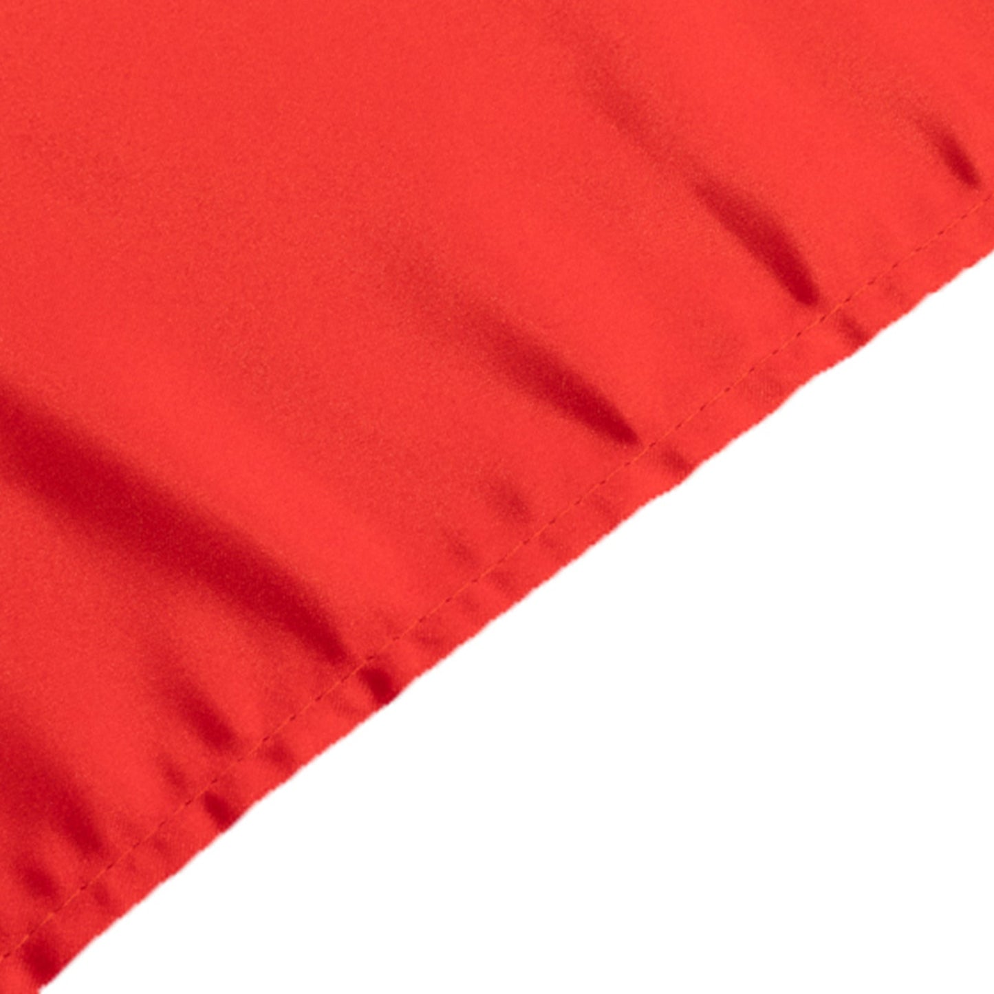 Lamour Satin 60"x102" Rectangle Tablecloth Red - Durable & Silky Soft Feel Table Cover