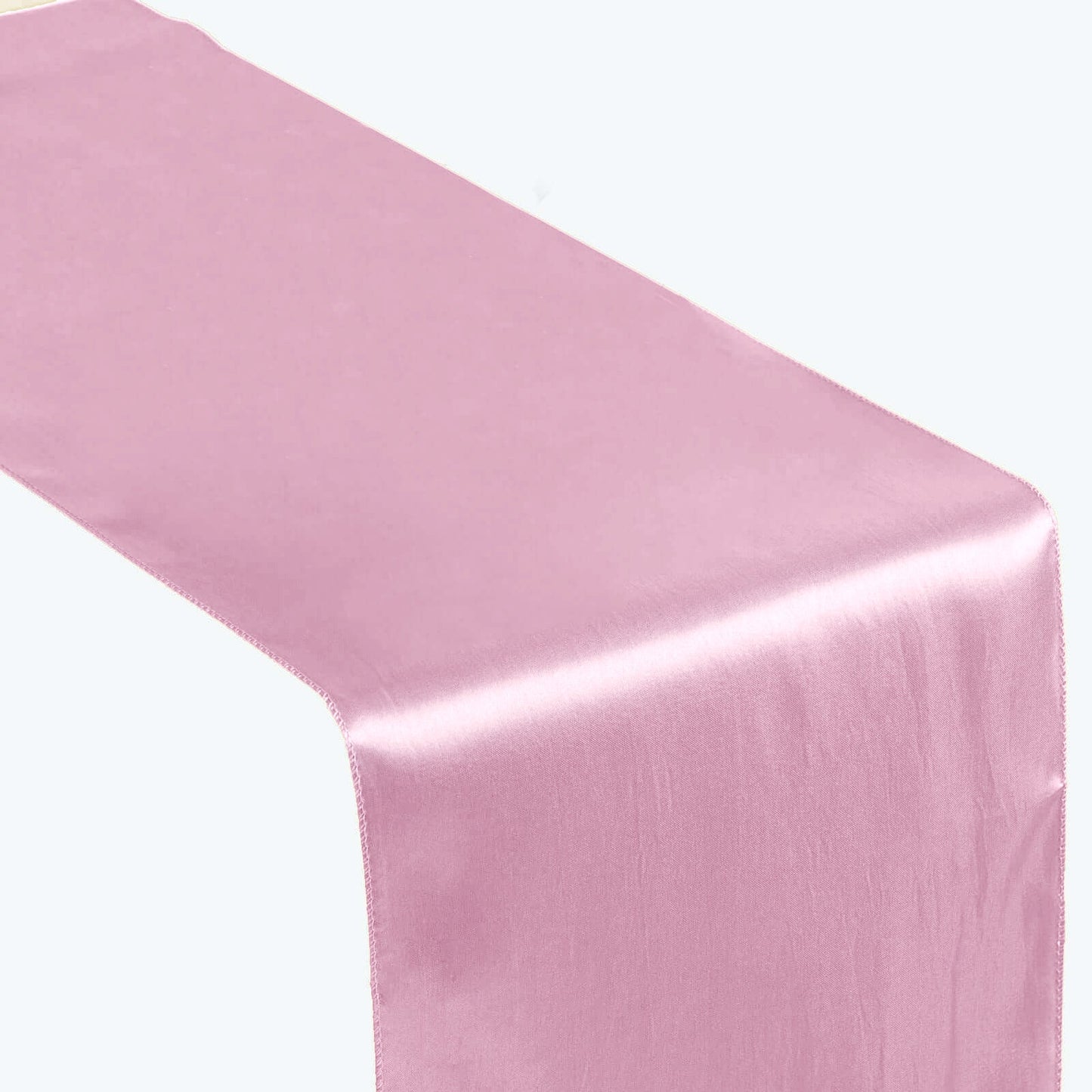 Satin 12"x108" Table Runner Pink - Stylish Table Linen - Linen Luxes